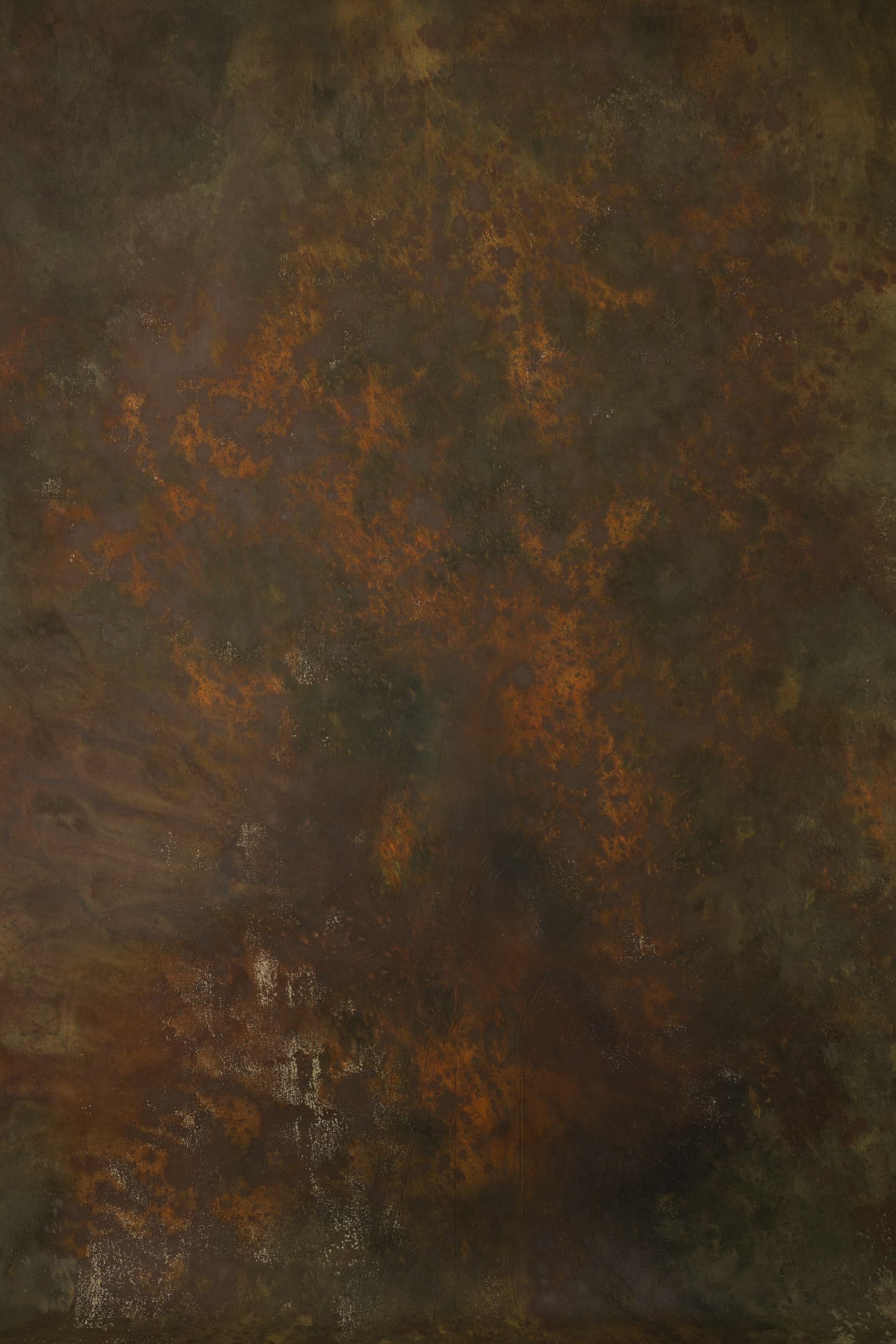 Burning Bush and Flax Painted Canvas Backdrop (SL#407)