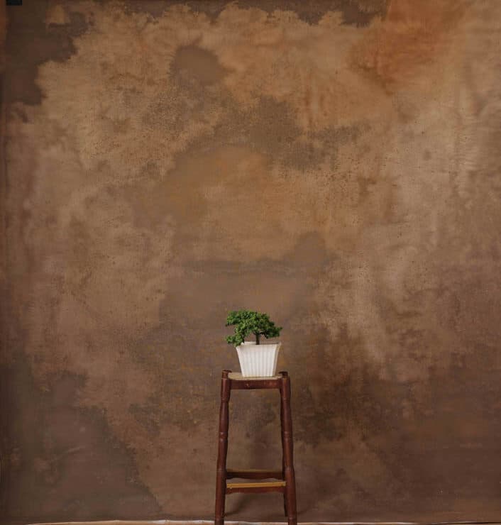 Mocha Brown Painted Canvas Backdrop (RN#298)