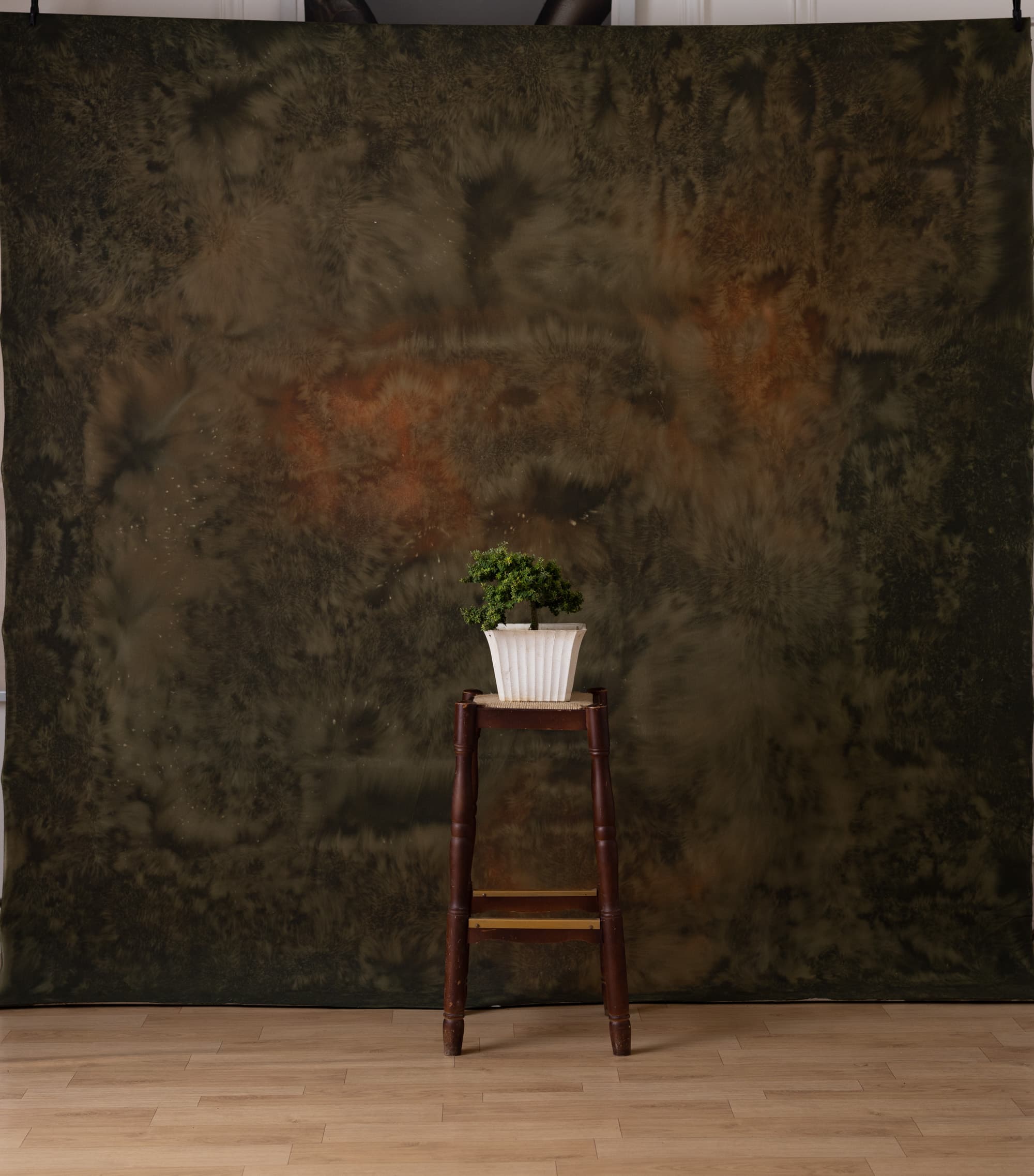 French Beige Painted Canvas Backdrop (RN#283)
